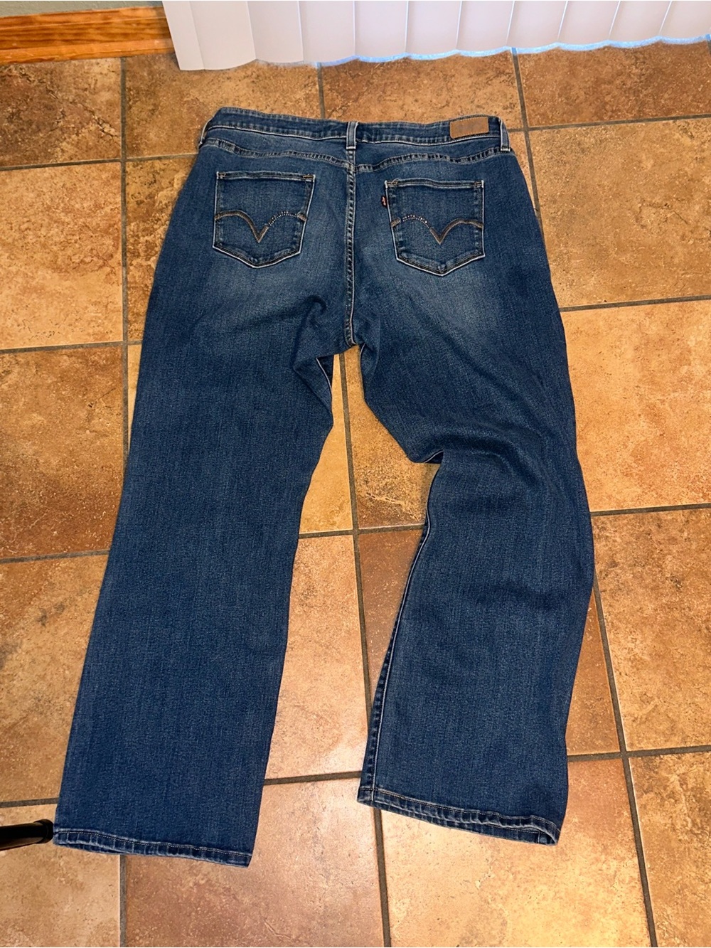 Levi's Dark Blue Women's Straight-Leg Jeans